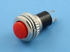 Кнопка DS-316 OFF-(ON), 250В, 0.5А, без фиксации, красная, гайка снизу