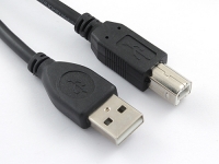Кабель USB 2.0 Pro, AM/BM, 3м, экр., феррит, черный, Gembird/Cablexpert CCF-USB2-AMBM-10