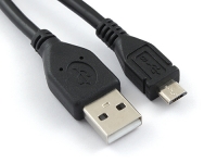 Кабель USB 2.0 Pro, AM/microBM 5P, 1.8м, экран, черный, пакет, Gembird/Cablexpert CCP-mUSB2-AMBM-6