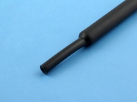 Трубка термоусадочная клеевая, 6.00 / 2.00 мм (3:1), черная, КВТ (цена за 1 метр)