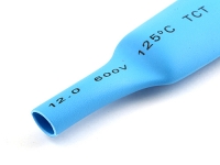 Трубка термоусадочная 12.00 / 6.60мм, с подавлением горения, синяя, Rexant 21-2005 (цена за 1 метр)
