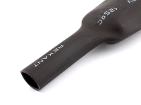 Трубка термоусадочная 15.00 / 7.50 мм, с подавлением горения, черная, Rexant 21-5006 (цена за 1 метр)