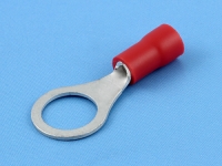 Кабельный наконечник кольцевой, изолированный, M8, 0.50-1.50мм2, красный, Jeesoon R1-8V
