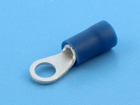Кабельный наконечник кольцевой, изолированный, M4, 1.50-2.50мм2, синий, Jeesoon R2-4SV