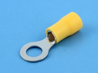 Кабельный наконечник кольцевой, изолированный, M6, 4.00-6.00мм2, желтый, Jeesoon R5-6V