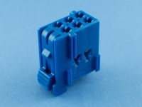 Колодка пластиковая JPT-3х2F, 5.00мм х 5.50мм, 2.8х0.8мм, "A", синяя, Копир КДПА.732313.009