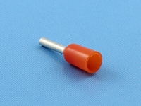 Кабельный наконечник втулочный частично изолированный 0.50мм2 x 6мм, оранжевый, Jeesoon CE005006G