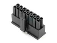 Колодка пластиковая MMF-2x08F (Micro-Fit), шаг 3.00мм, черный, HSM H4130-16PDB000R