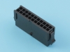 Колодка пластиковая MMF-2x11M (Micro-Fit), шаг 3.00мм, черный
